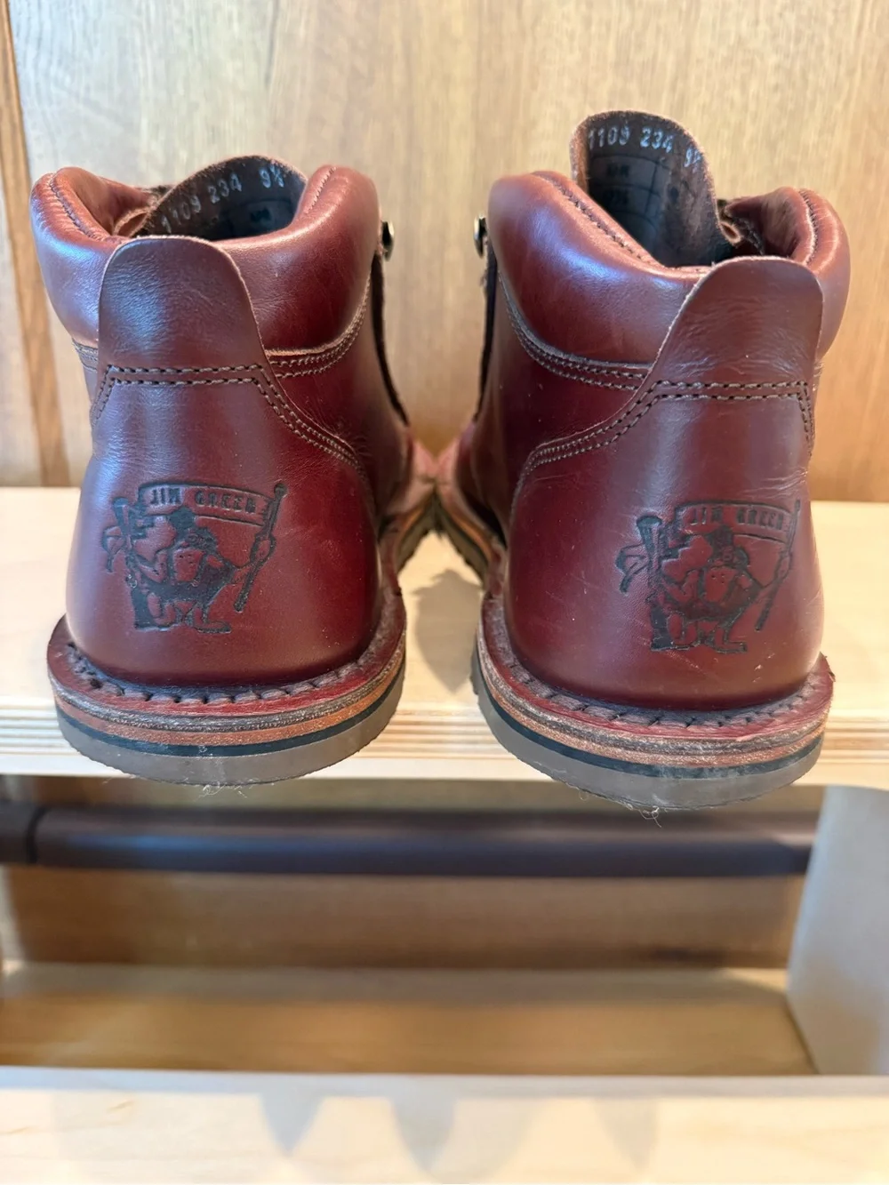 Jim Green Men’s Genuine Leather Ranger Boots